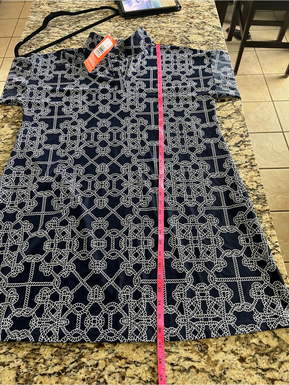 NWT Jude Connally Lattice Ropes Navy MiniDress L - Picture 9 of 9